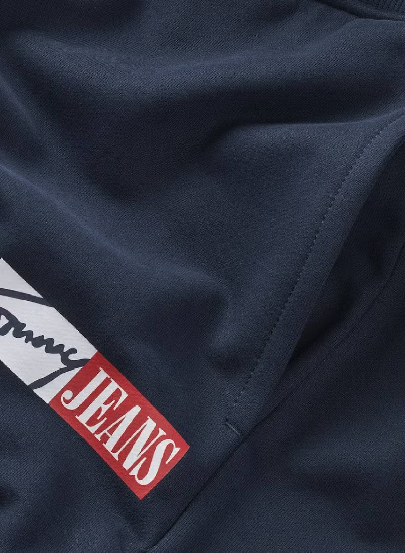 Signature Logo Cuffed Slim Joggers