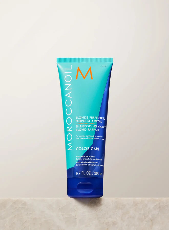 Moroccanoil Blonde Perfecting Purple Shampoo 6.7 oz (200 ml)