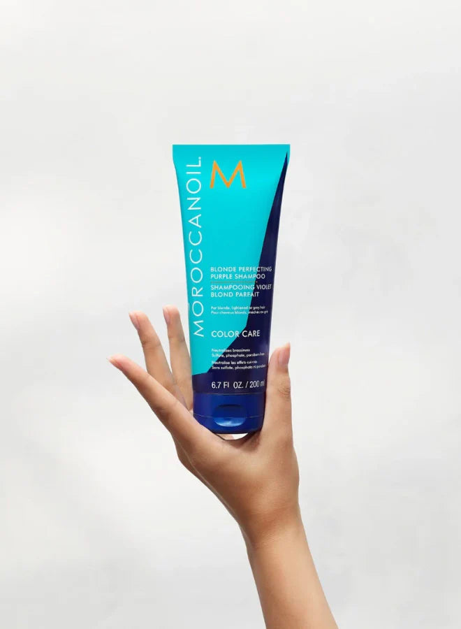 Moroccanoil Blonde Perfecting Purple Shampoo 6.7 oz (200 ml)