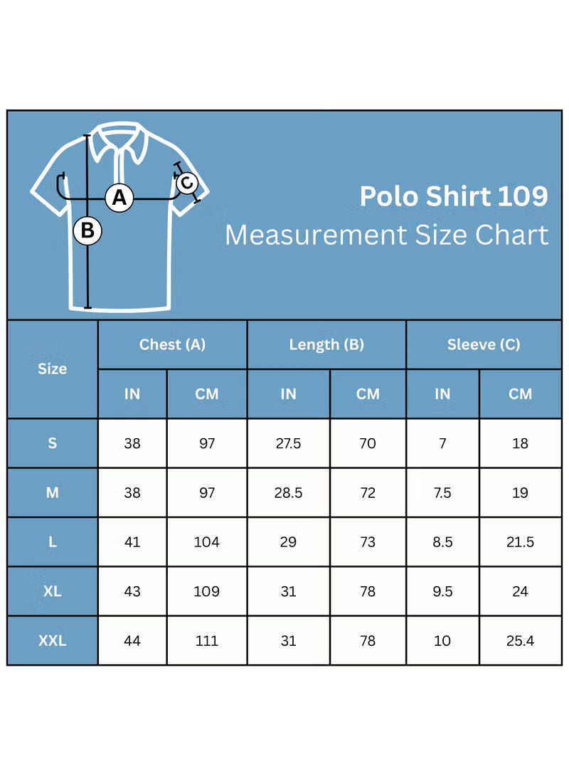 Men’s Stretchable Cotton Polo Shirt – Short Sleeves, Breathable, Black – Perfect for Office & Casual