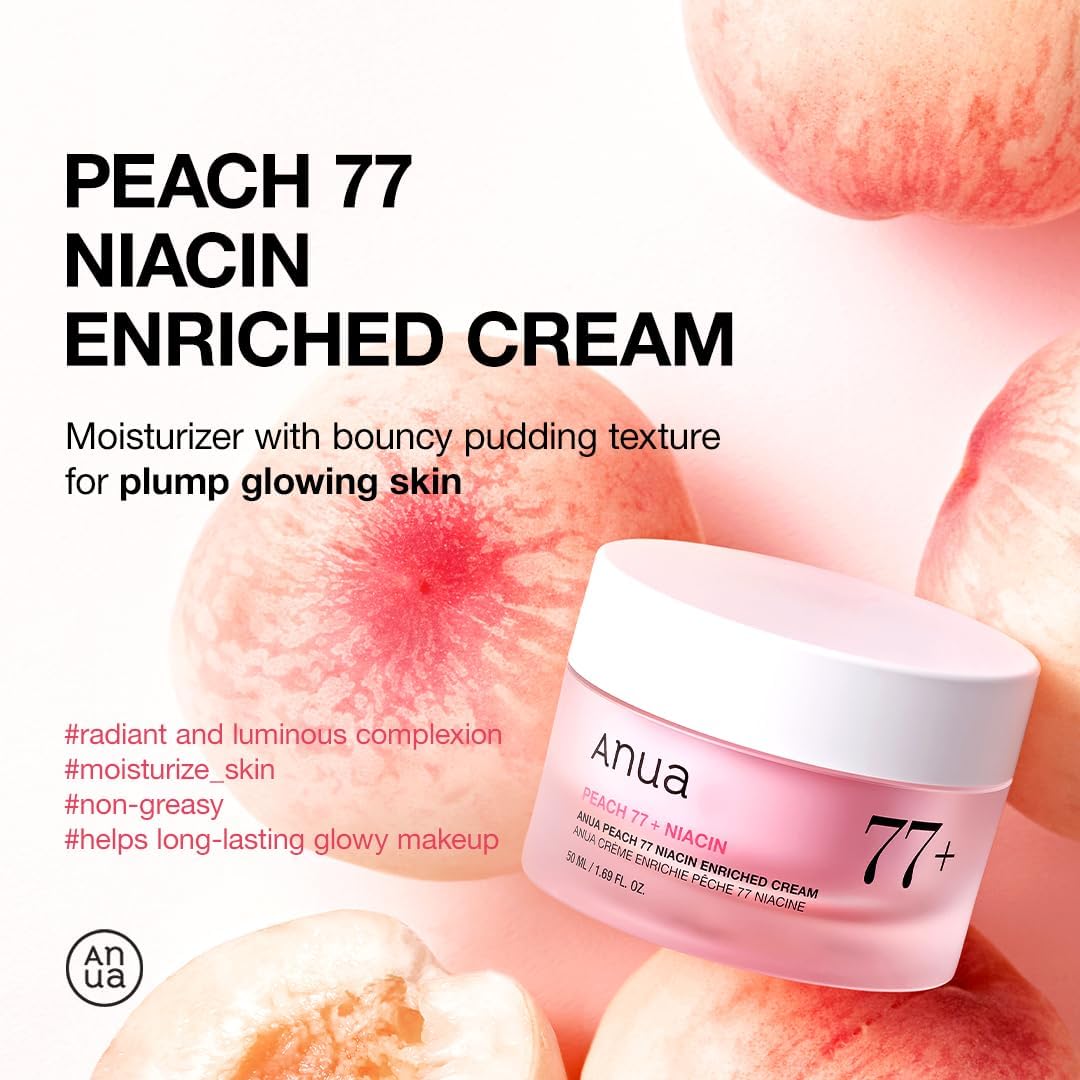 Peach 77 Niacin Enriched Cream 50ml - ANUA