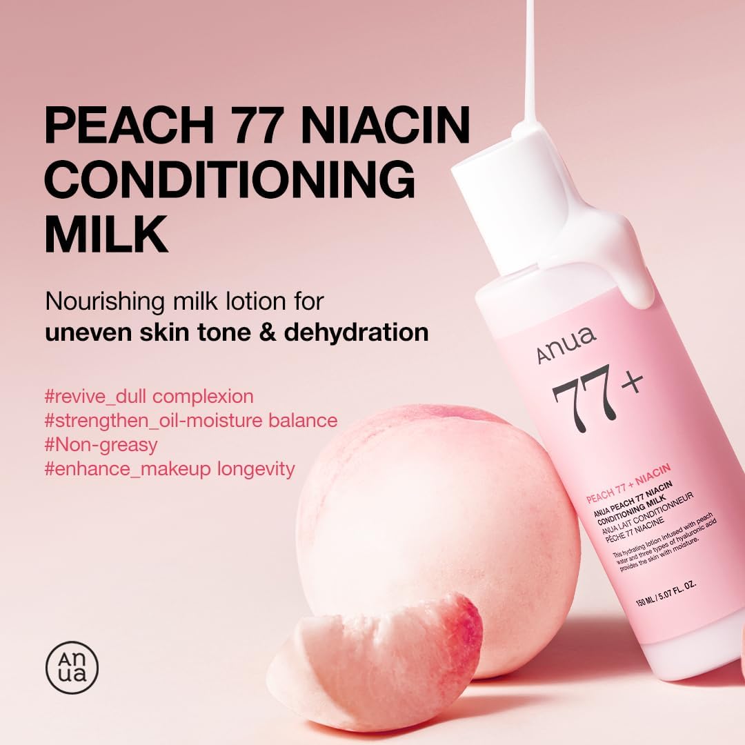 Peach 77 Niacin Conditioning Milk 150ml - ANUA