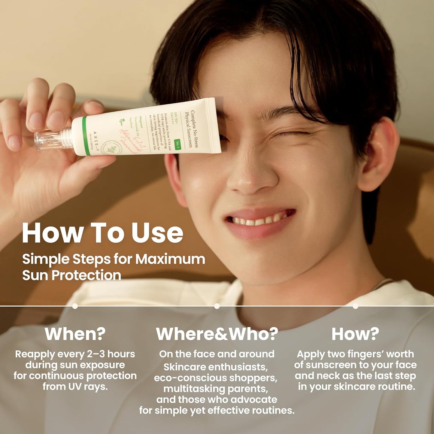 Complete No-Stress Physical Sunscreen (V3) 50ML - AXIS Y