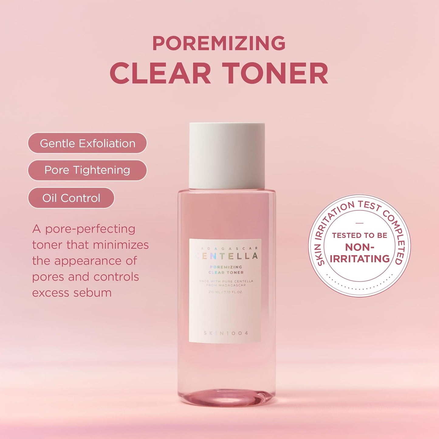 Madagascar Centella Poremizing Clear Toner 210ml - SKIN1004