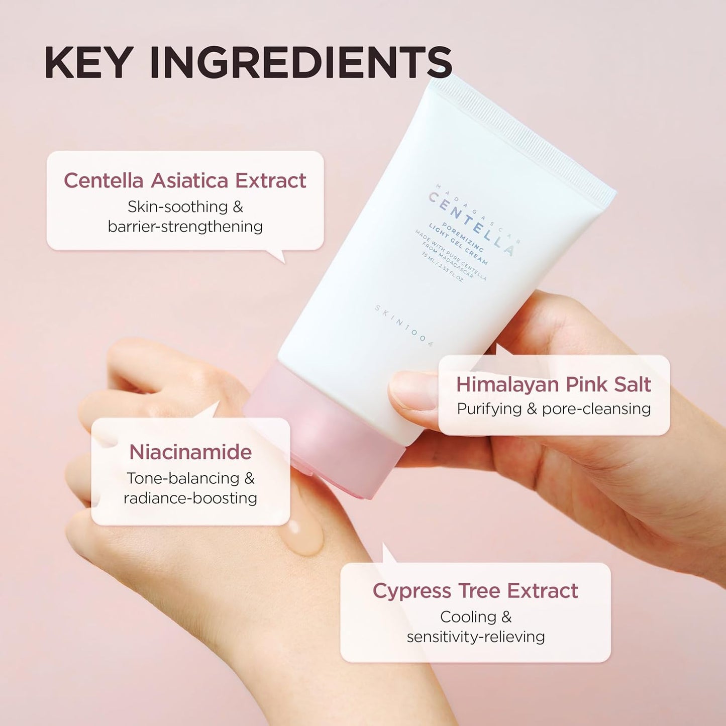 Madagascar Centella Poremizing Light Gel Cream 75ml - SKIN1004