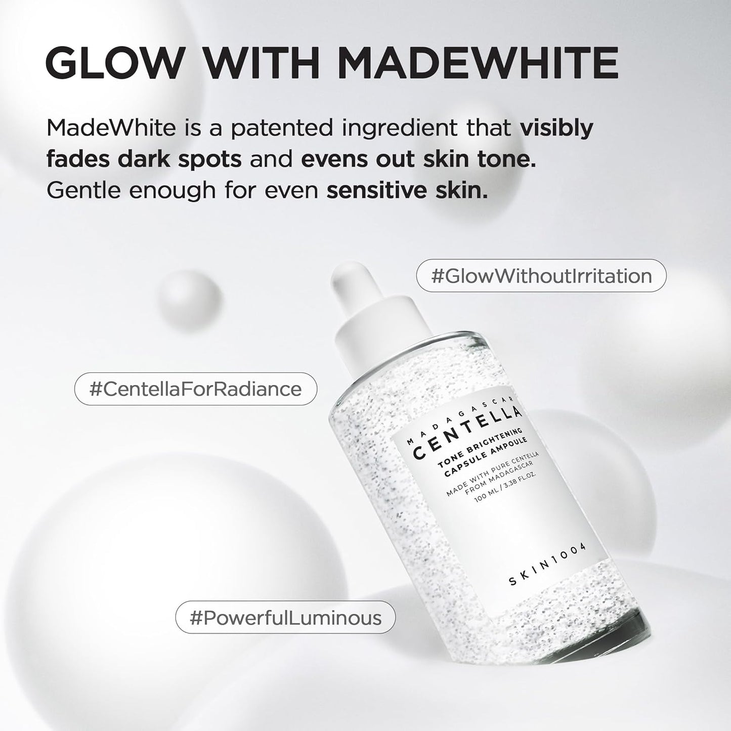 Madagascar Centella Tone Brightening Capsule Ampoule 50 ml - SKIN 1004