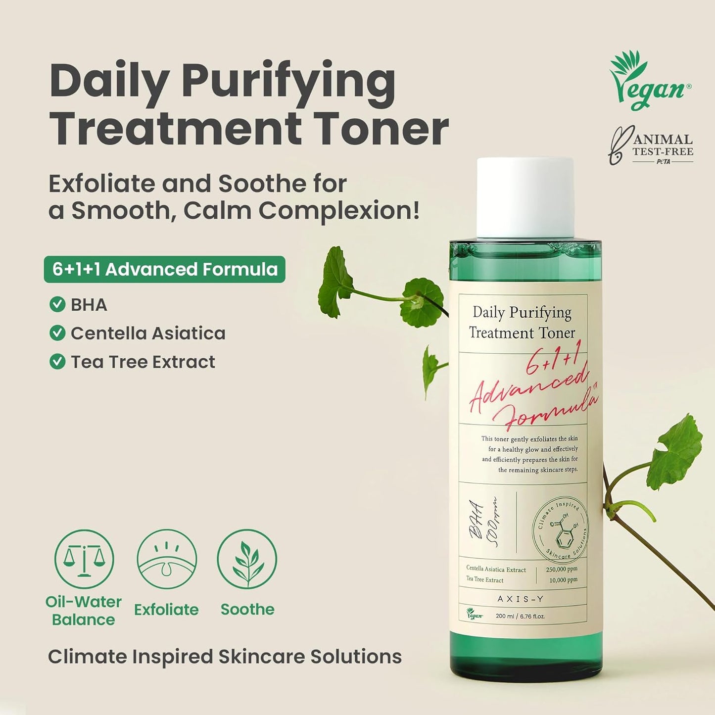 Daily Purifying Treatment Toner 200ml - Axis Y