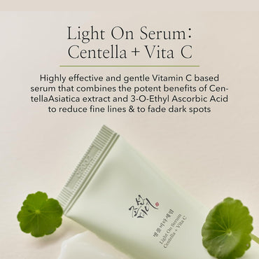 Beauty of Joseon Light on Serum: Centella Vita C (Vitamin C Serum) 30ml