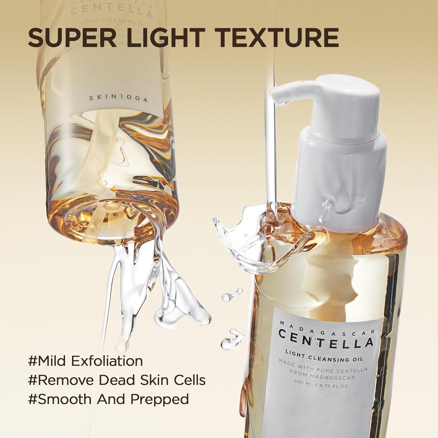 Madagascar Centella Light Cleansing Oil 200ml - SKIN 1004