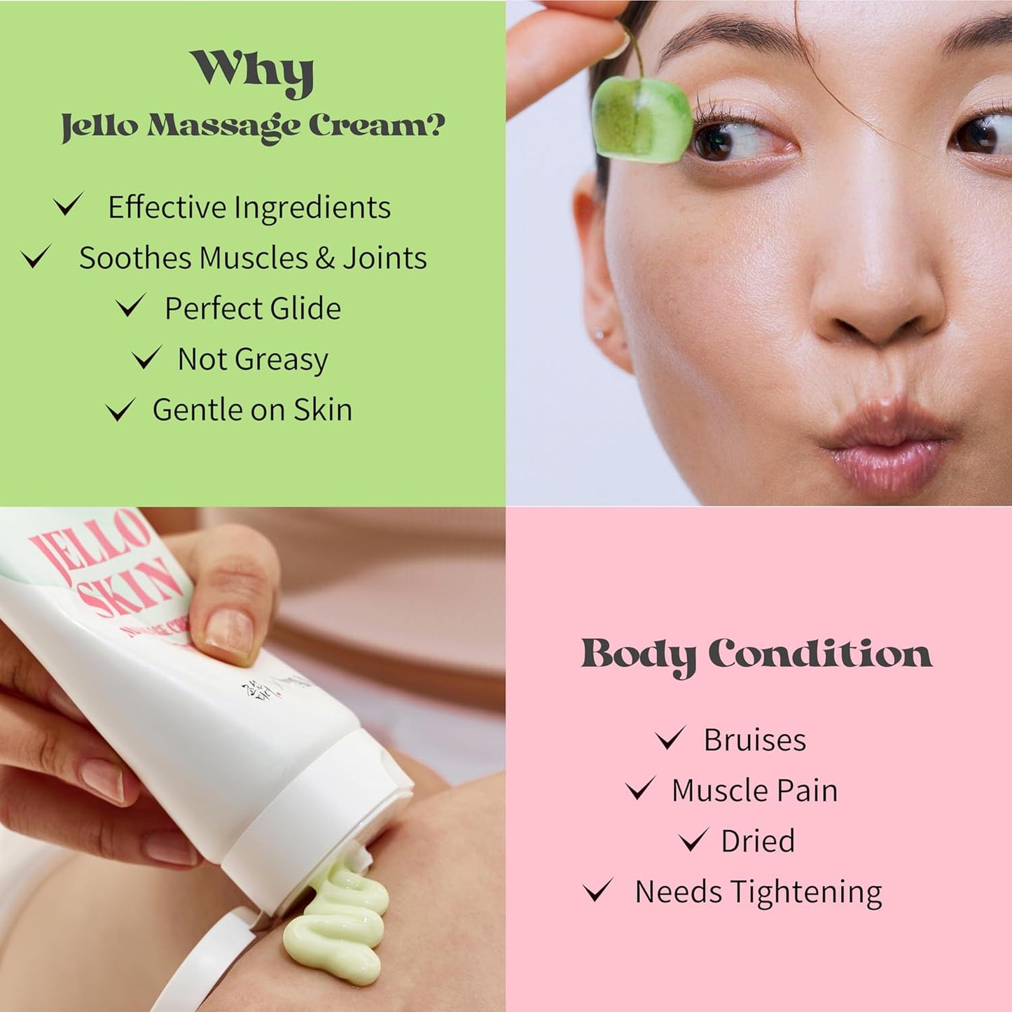 Jello Skin Massage Cream - 200 ml