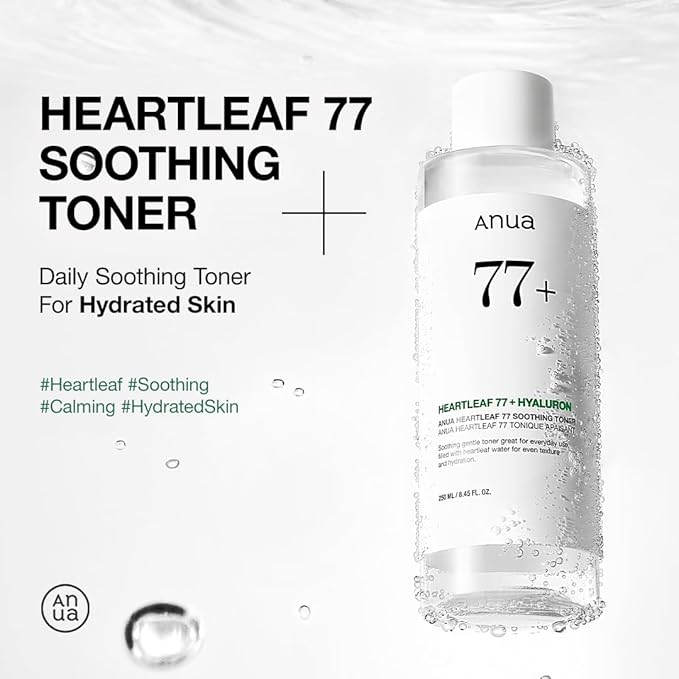 Heartleaf 77% Soothing Toner 250 ml - Anua