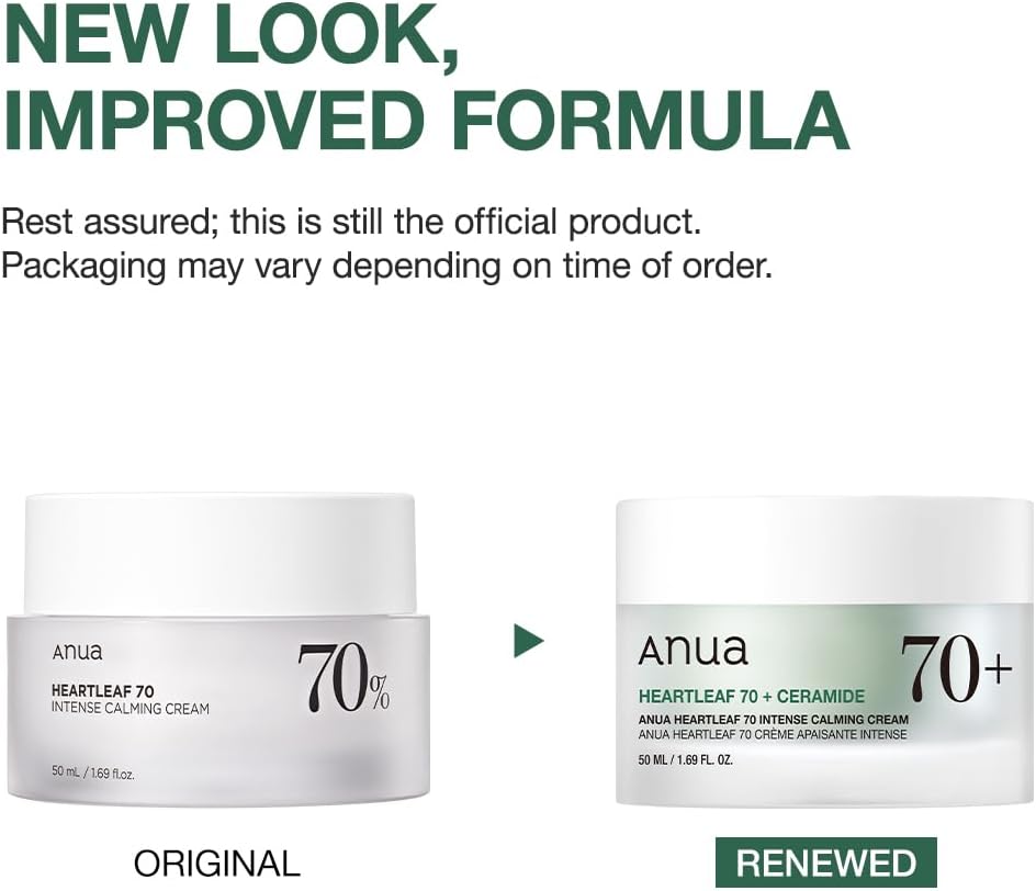 Heartleaf 70 Intense Calming Cream 50 ML - ANUA