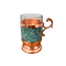 Turquoise Tea Glass