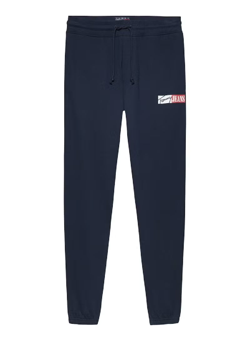 Signature Logo Cuffed Slim Joggers