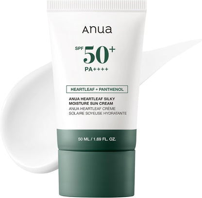 Heartleaf Silky Moisture Sun Cream 50ML - ANUA