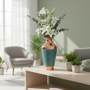 Turquoise Saljughi Vase 25