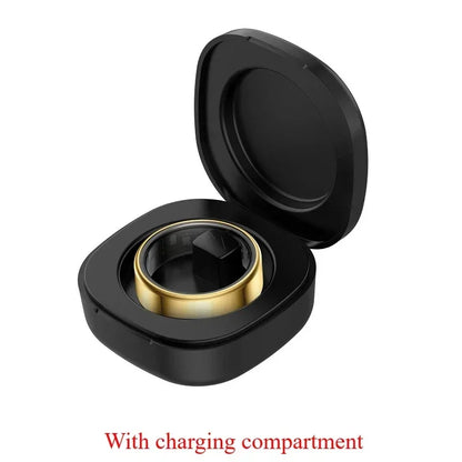 “Smart Ring Fitness Tracker – Heart Rate, SpO₂, Sleep & Step Monitor | Waterproof Multi-Sport Mode”
