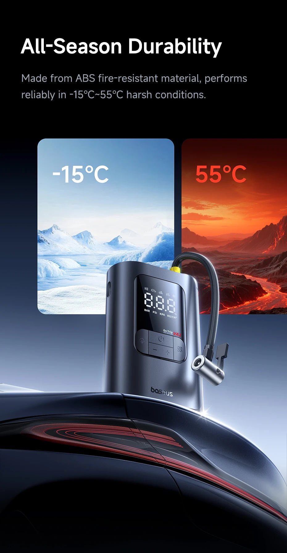 Baseus Wireless Car Inflator Additional Image