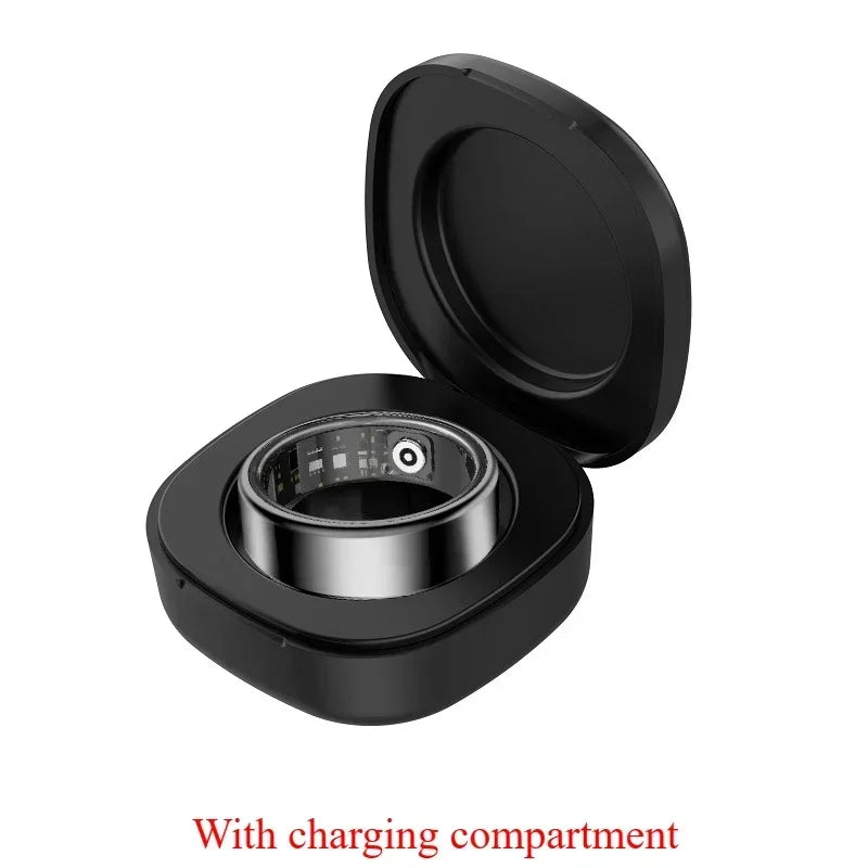 “Smart Ring Fitness Tracker – Heart Rate, SpO₂, Sleep & Step Monitor | Waterproof Multi-Sport Mode”