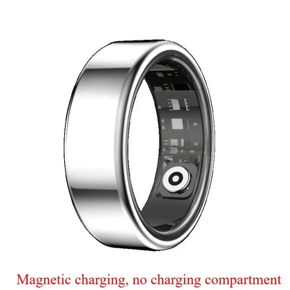 “Smart Ring Fitness Tracker – Heart Rate, SpO₂, Sleep & Step Monitor | Waterproof Multi-Sport Mode”
