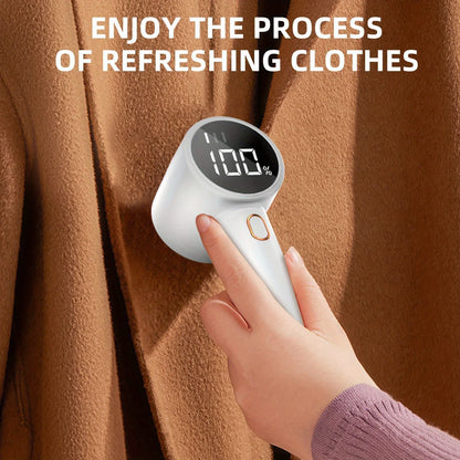 Lint Remover Electric Digital Hair Ball Trimmer Wireless Electric High-speed Household Ball Remover Six Leaf Steel Knife