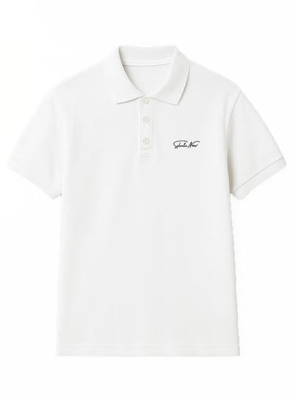 Men’s Stretchable Cotton Polo Shirt – Short Sleeves, Breathable, Black – Perfect for Office & Casual
