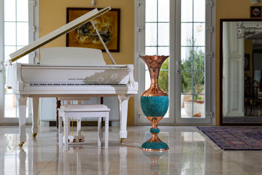 Super Turquoise Hyacinth Vase